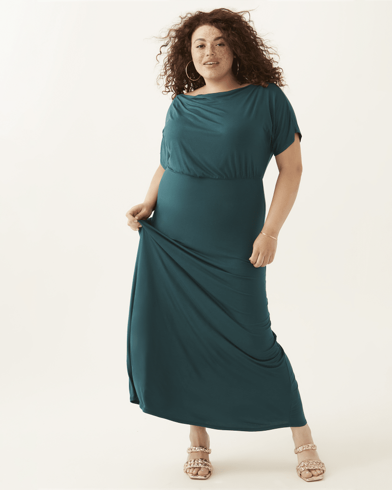 Plus size model with hourglass body shape wearing  by Tua | Dia&Co | dia_product_style_image_id:206365